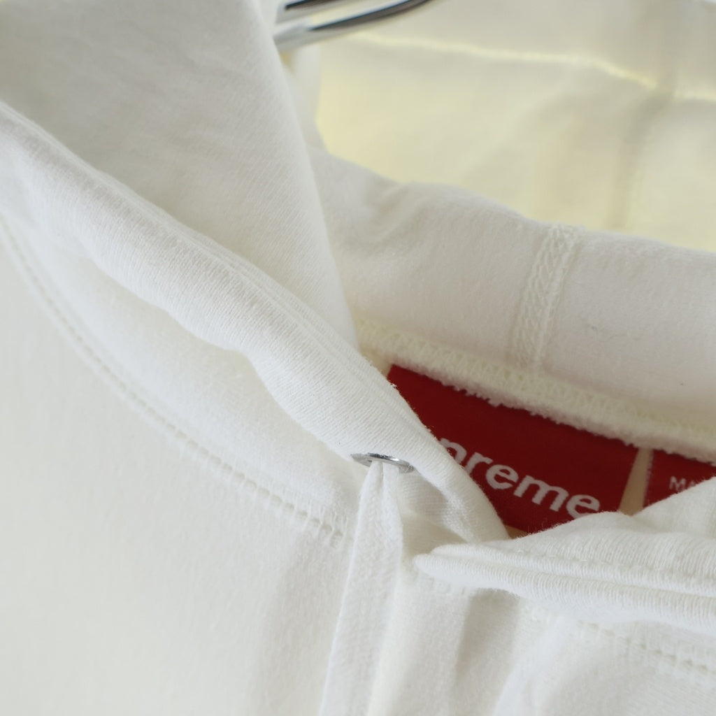 SUPREME(シュプリーム) 23AW Box Logo Hooded Sweatshirt ボックスロゴ プルオーバーフーデッドスウェットシャツ パーカー ホワイト