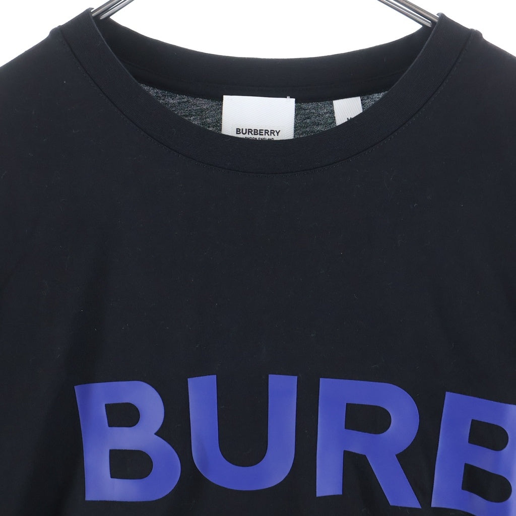 BURBERRY(バーバリー) HORSE FERRY ホースフェリー プリント オーバーサイズ Tシャツ カットソー ブラック 8057986