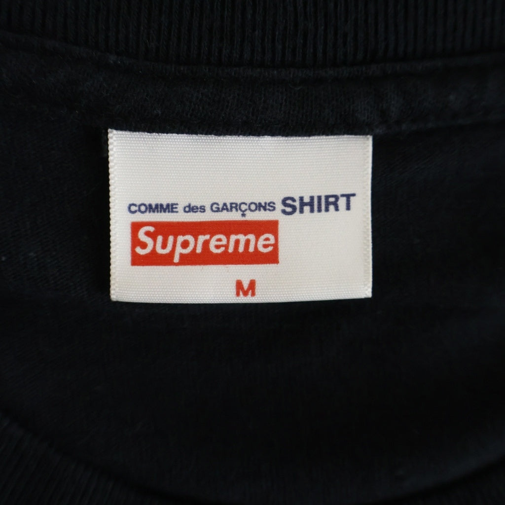 SUPREME(シュプリーム) 17SS ×COMME des GARCONS Box Logo Tee ボックスロゴ Tシャツ カットソー ブラック
