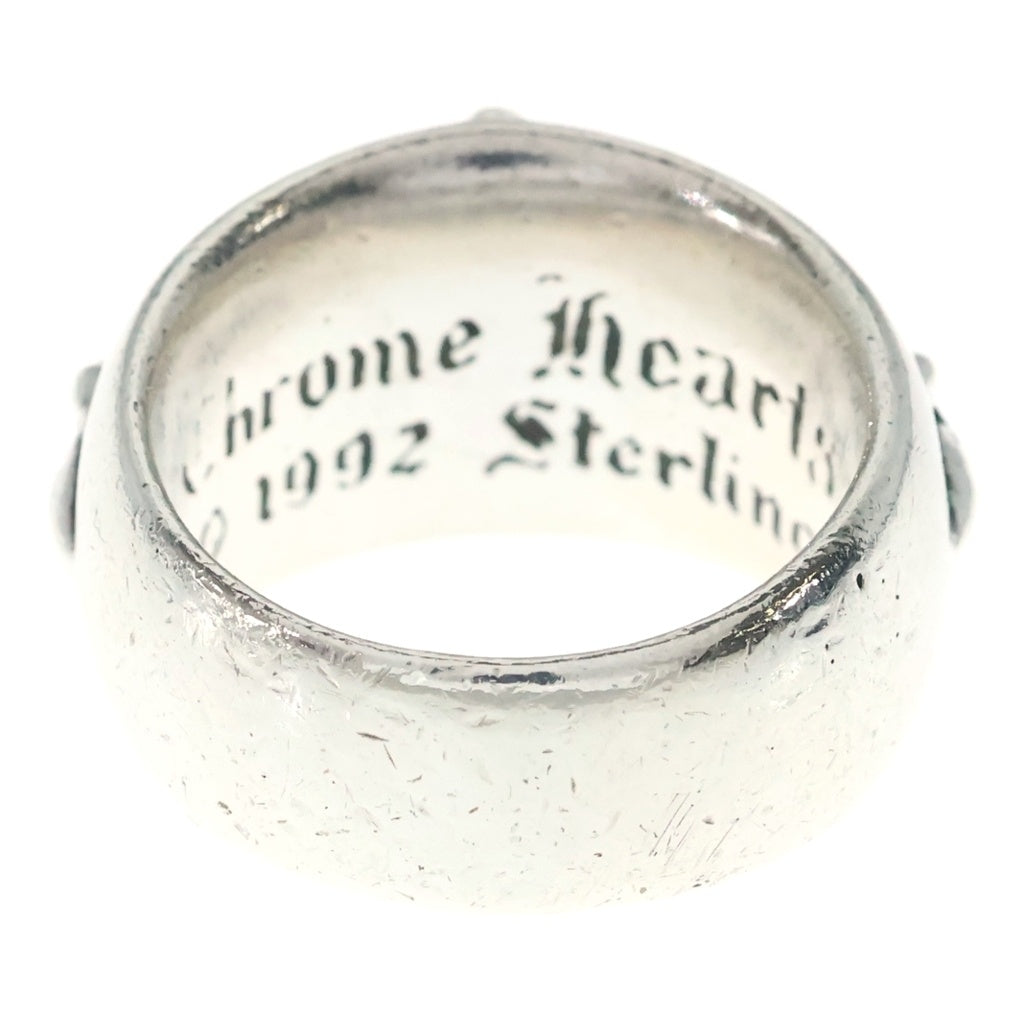 CHROME HEARTS(クロムハーツ) FLRL CRS フローラルクロス リング シルバー アフターダイヤ -