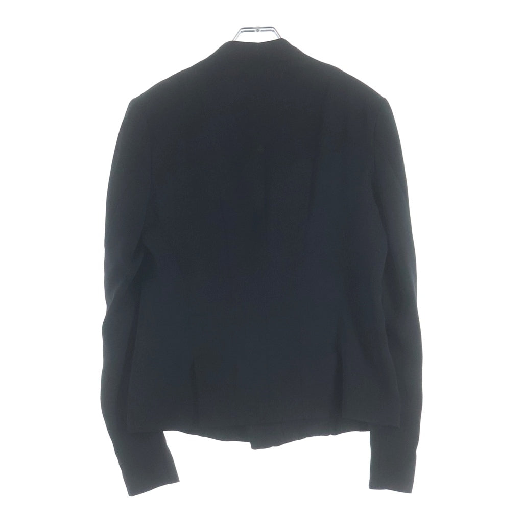 JULIUS(ユリウス) 13SS ジオメトリックテーラードジャケット 変形ジップジャケット ブラック