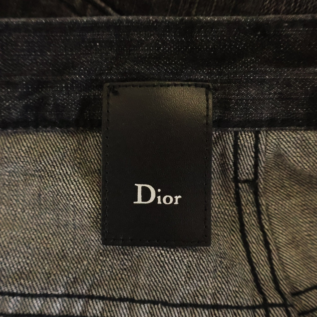 Dior HOMME(ディオールオム) 03AW ラスター期 爪痕 デニムパンツ ブラック -
