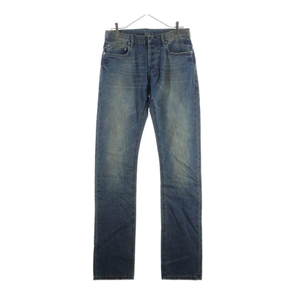 Dior HOMME(ディオールオム) 05SS ベック期 錆加工デニムパンツ インディゴ -
