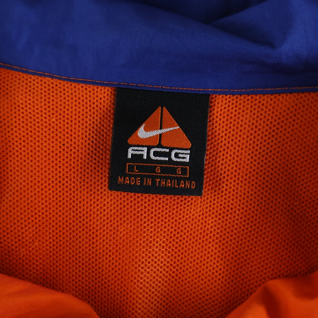 NIKE ACG(ナイキエーシージー) 90S ハーフジップ アノラックナイロンパーカー マルチカラー F7-ELT
