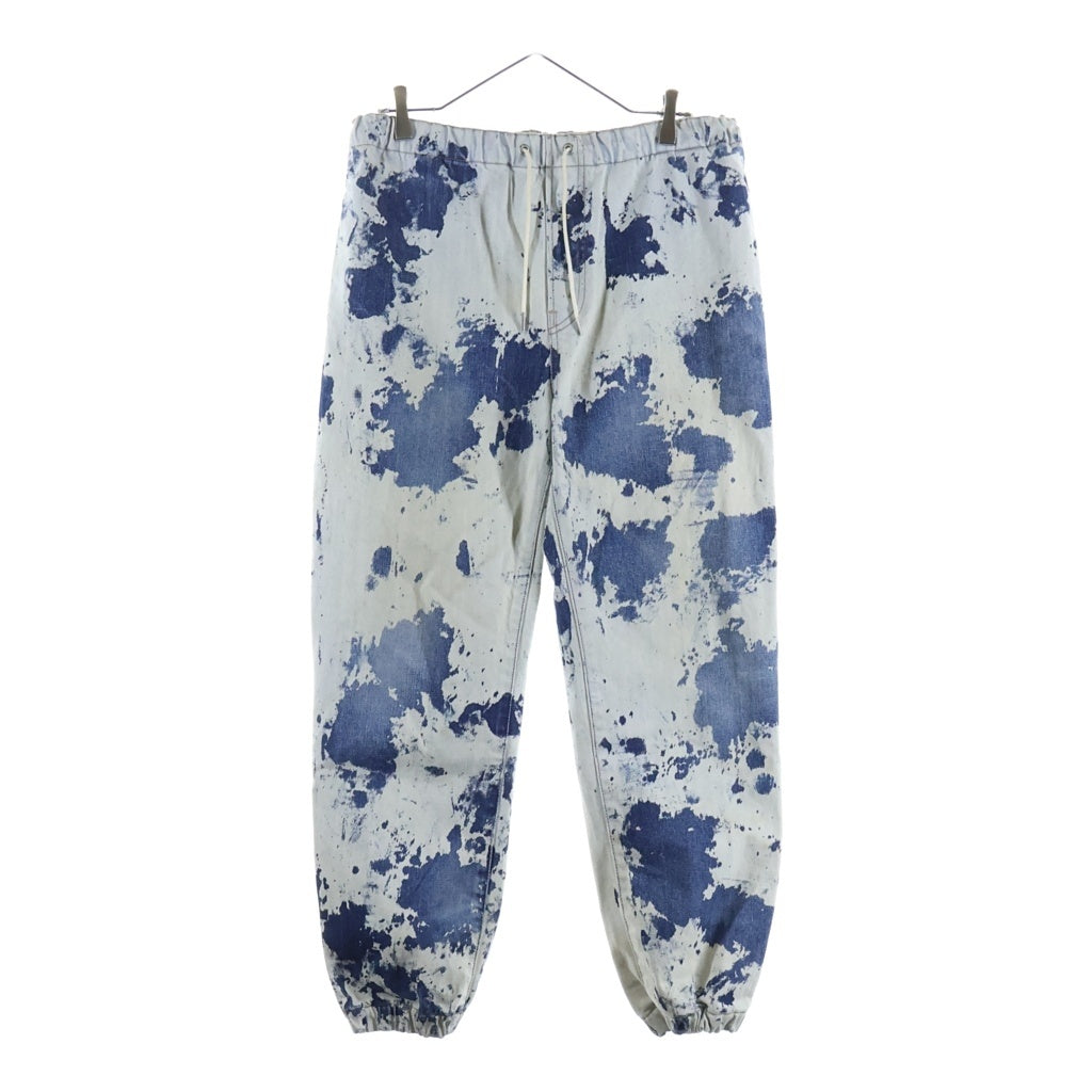 CELINE(セリーヌ) 21SS Bleach Jogger Denim Pants ブリーチ ジョガー デニムパンツ ホワイト/インディゴ 2N394651M