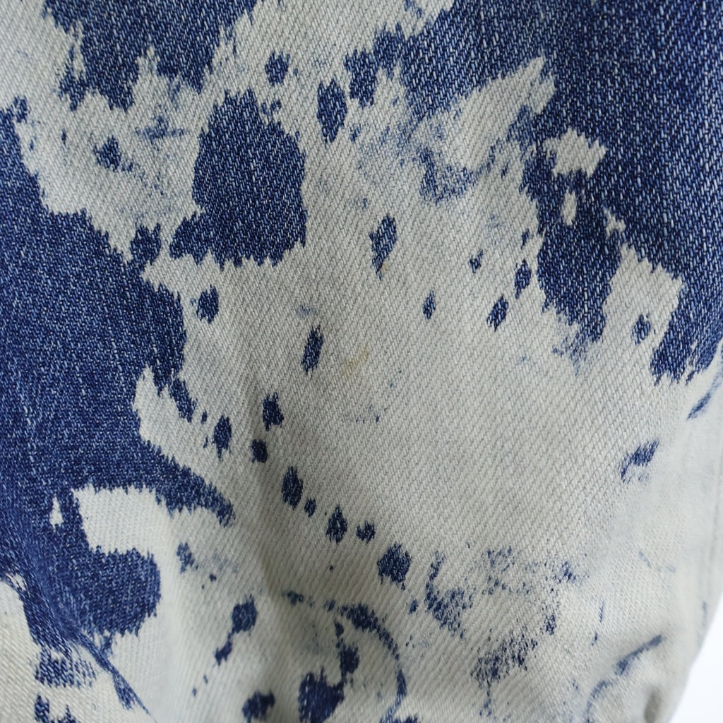 CELINE(セリーヌ) 21SS Bleach Jogger Denim Pants ブリーチ ジョガー デニムパンツ ホワイト/インディゴ 2N394651M