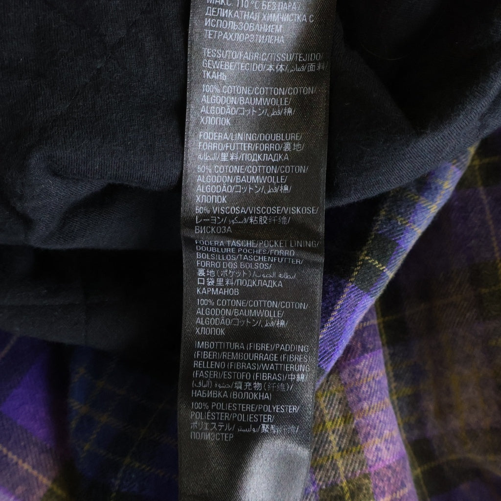 BALENCIAGA(バレンシアガ) Bleached Flannel Overshirt ブリーチド フランネル オーバー長袖シャツ パープル 699223 TMM09