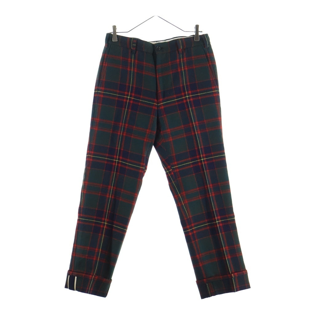 GUCCI(グッチ) ウール タータンチェックパンツ テーパードパンツ マルチカラー 521858 Z597H