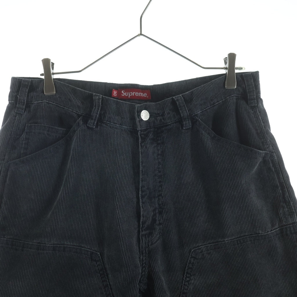 SUPREME(シュプリーム) Double Knee Corduroy Painter Pant ダブルニー コーデュロイ ペインターパンツ ブラック