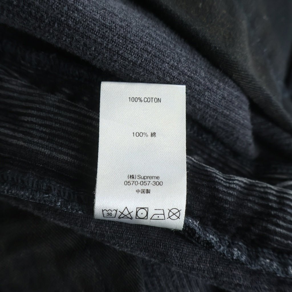 SUPREME(シュプリーム) Double Knee Corduroy Painter Pant ダブルニー コーデュロイ ペインターパンツ ブラック