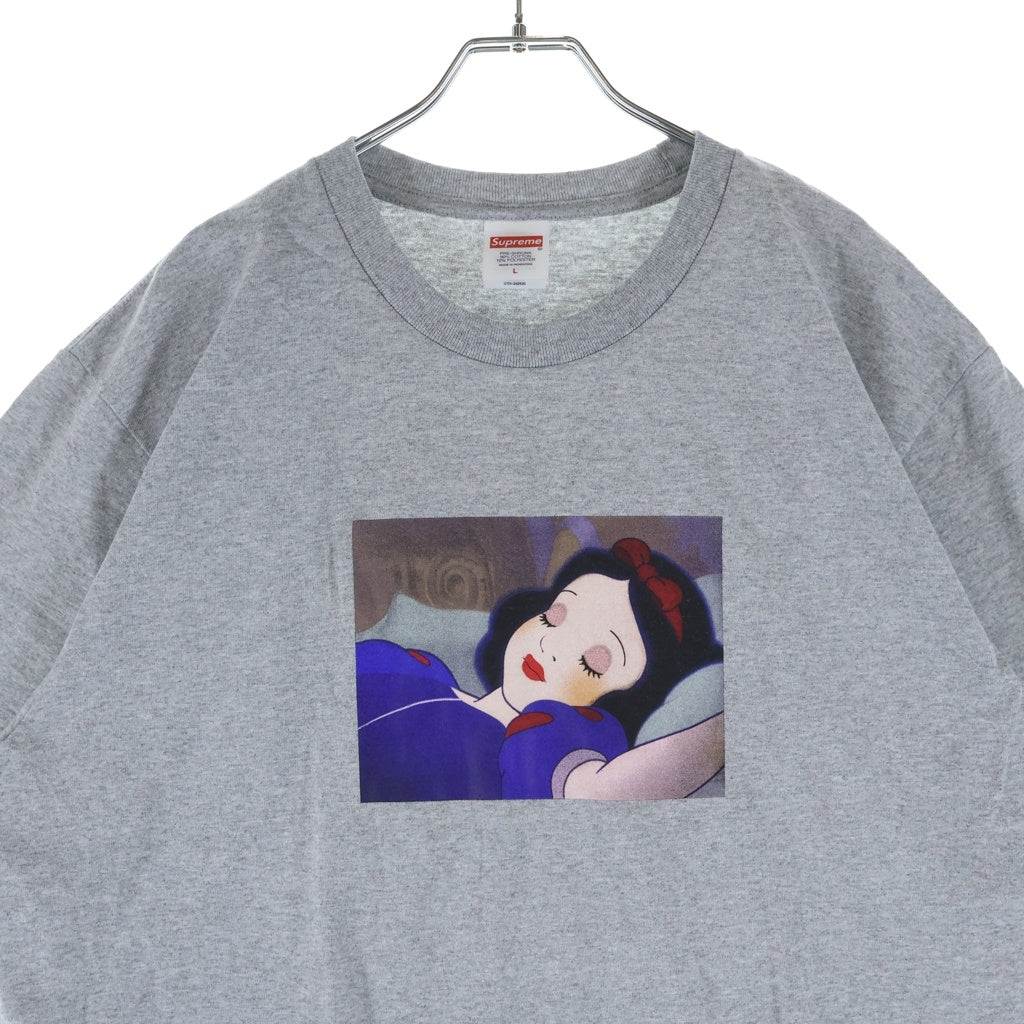 SUPREME(シュプリーム) 24AW Snow White Tee スノー ホワイト 白雪姫 クルーネック半袖カットソーTシャツ グレー