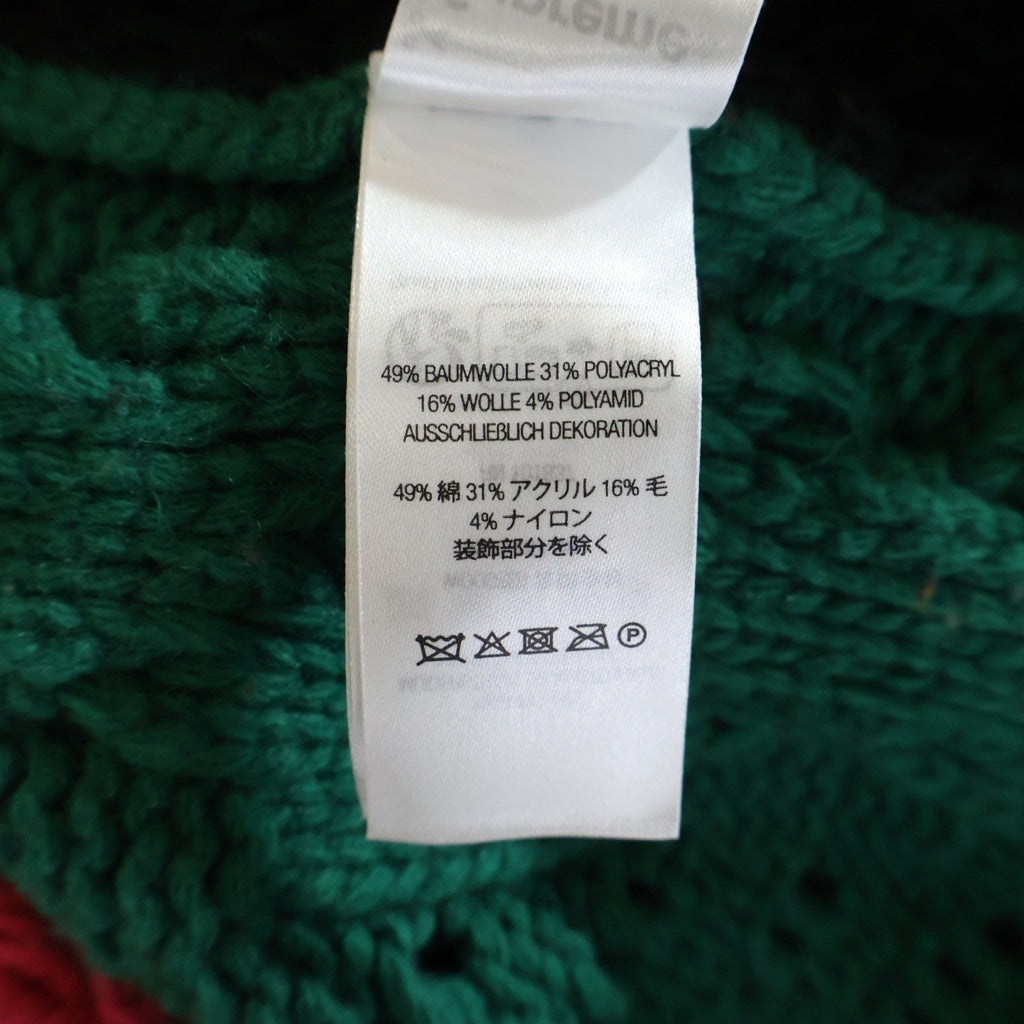 SUPREME(シュプリーム) 23AW Patchwork Cable Knit Cardigan パッチワークケーブルニットカーディガン マルチカラー
