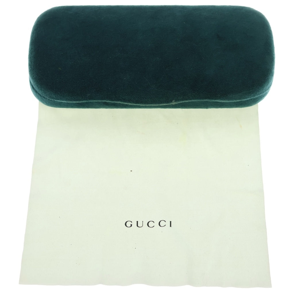 GUCCI(グッチ) ホースビットフレーム ウェリントンメガネ アイウェア サングラス ブラック/シルバー GG0919O レディース