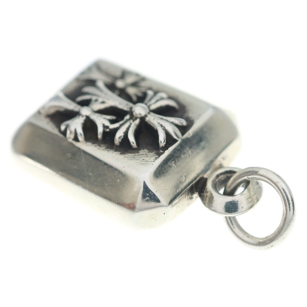 CHROME HEARTS(クロムハーツ) EMRLD CUT 3CRS エメラルドカット 3クロス ペンダントトップ シルバー レディース