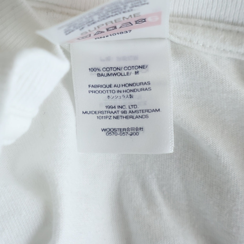 SUPREME(シュプリーム) 25AW Dust Tee フロントプリントクルーネック半袖カットソーTシャツ ホワイト