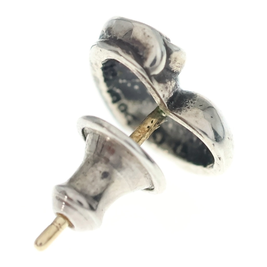 CHROME HEARTS(クロムハーツ) STUD HEART ハート スタッドピアス シルバー BCA112 レディース
