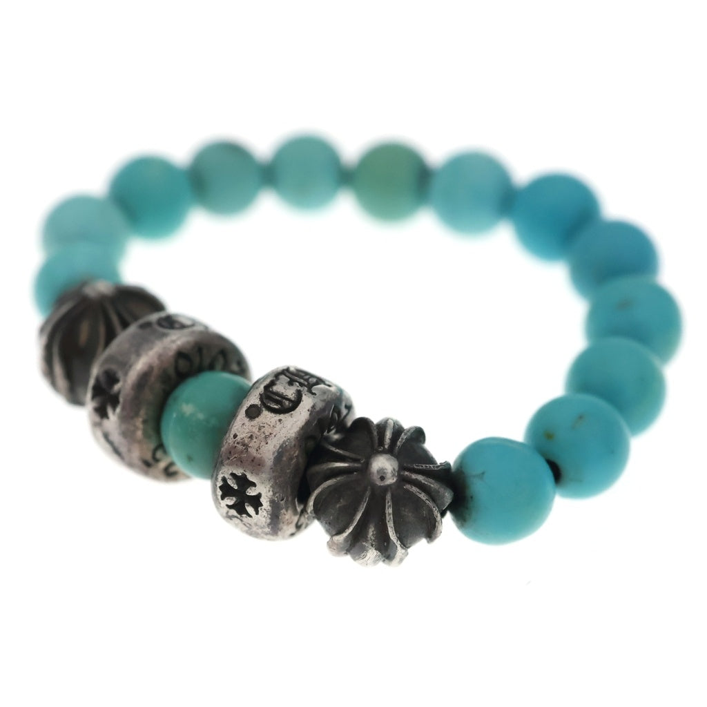 CHROME HEARTS(クロムハーツ) BEAD RING ビーズリング ブルー/シルバー