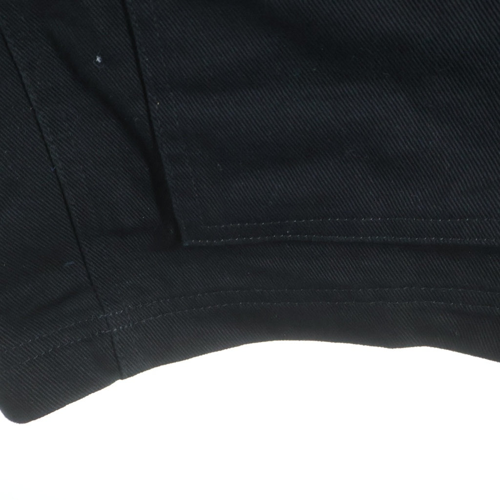 VETEMENTS(ヴェトモン) 23SS MULTIPOCKET CARGO PANTS マルチポケット ショーツ切替 ワイド カーゴパンツ ブラック UE63PA320B