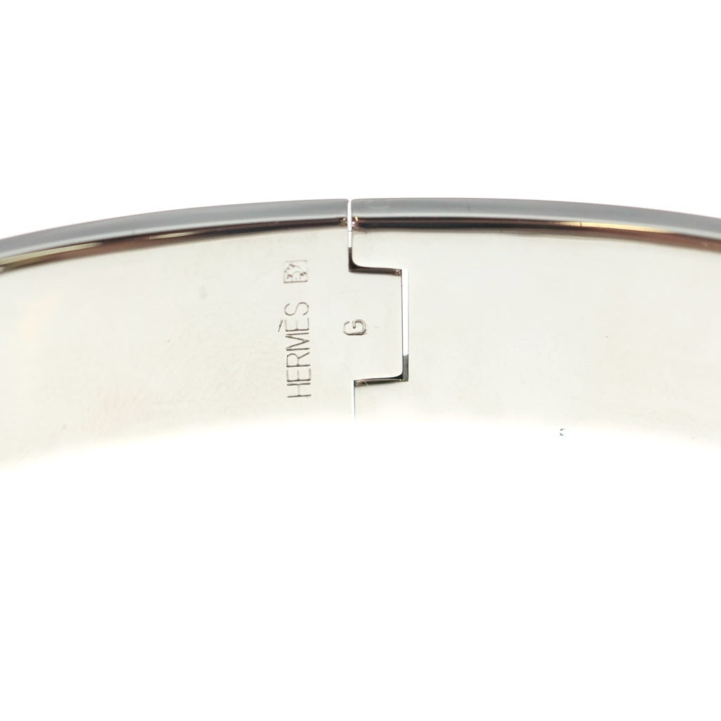 HERMES(エルメス) クリックH エナメル P金具 バックル ブレスレット ブルー