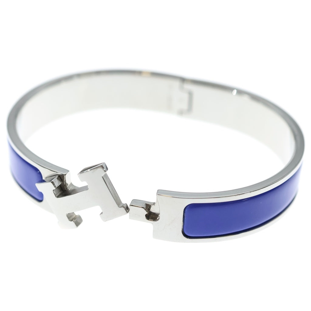 HERMES(エルメス) クリックH エナメル P金具 バックル ブレスレット ブルー