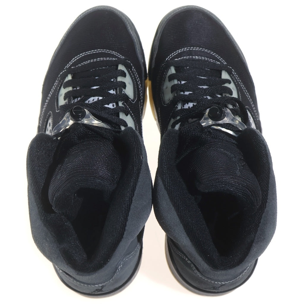 NIKE(ナイキ) AIR JORDAN 5 ANTHRACITE エア ジョーダン アンスラサイト ハイカットスニーカー ブラック US9/27cm DB0731-001