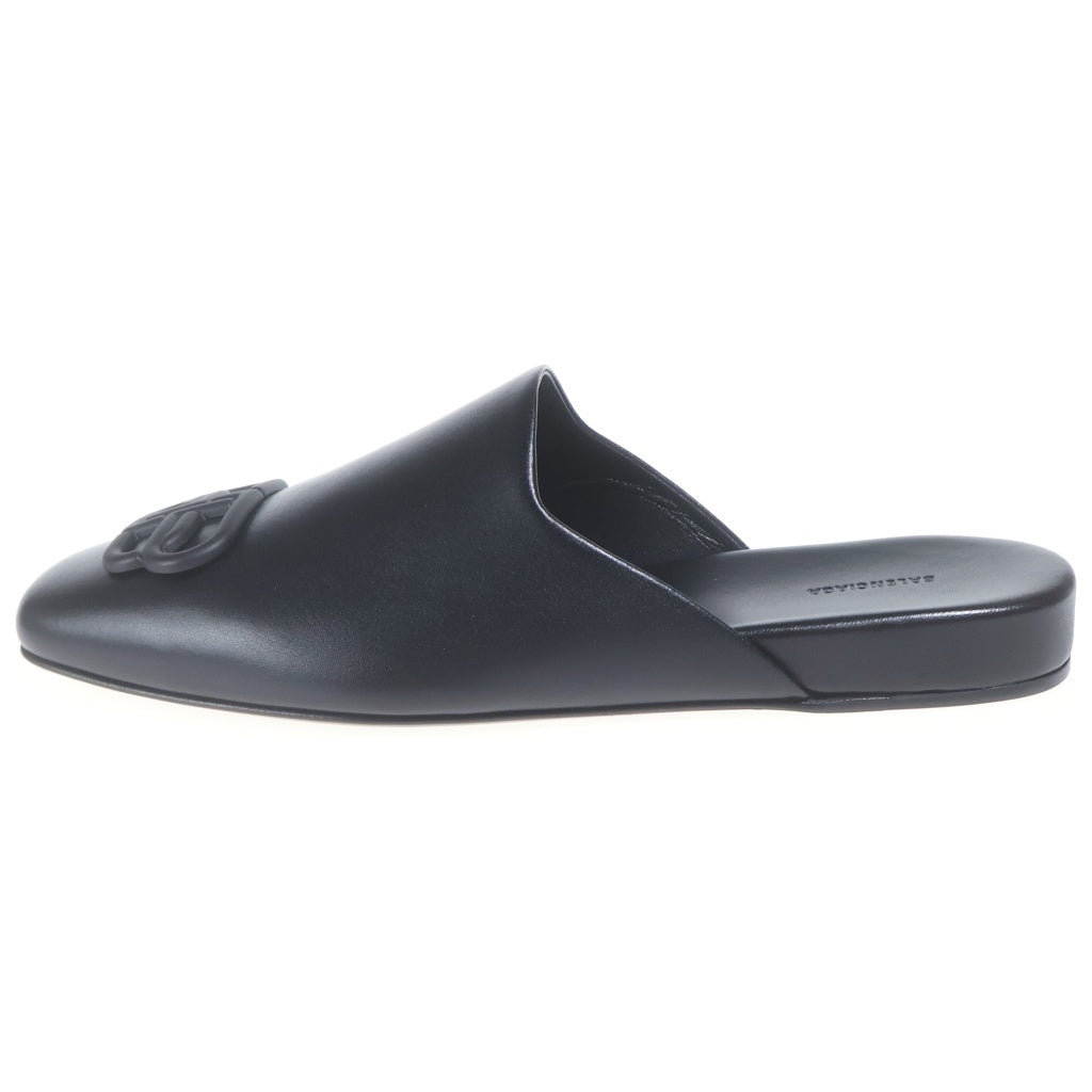 BALENCIAGA(バレンシアガ) Cosy BBレザーミュール サンダル ブラック 590935