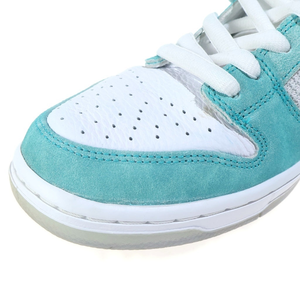 NIKE(ナイキ) ×APRIL SKATEBOARDS Dunk Low Pro エイプリルスケートボード SB ダンク ロー プロ QS ローカットシューズ スニーカー ホワイト/ブルー FD2562-400