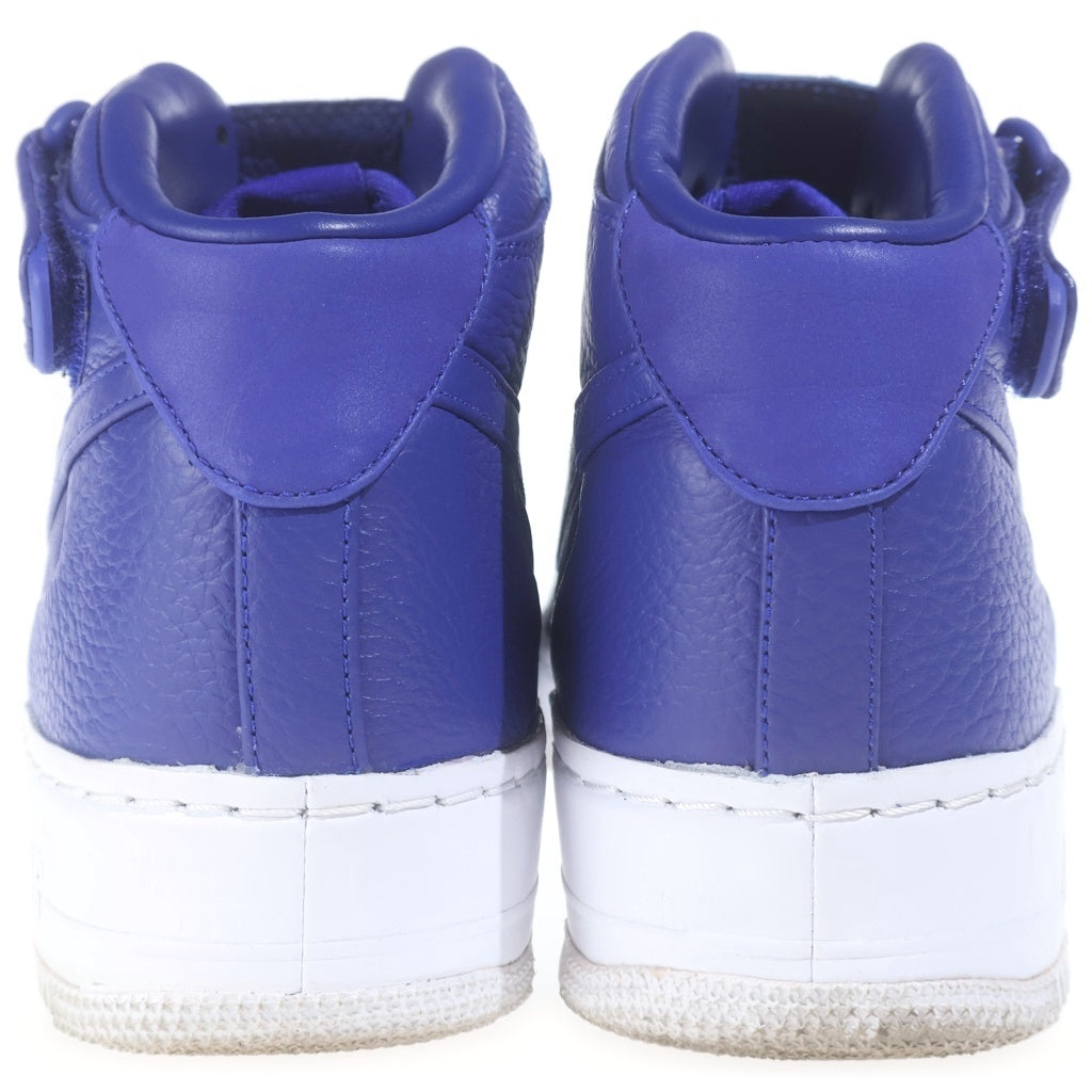 NIKE(ナイキ) LAB AIR FORCE 1 MID ラボエアフォースミッド ハイカットスニーカー シューズ ネイビー US9/27cm 819677-402