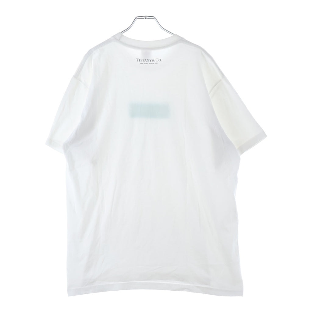 SUPREME(シュプリーム) ×TIFFANY & Co Box Logo Tee ティファニー ボックスロゴ半袖Tシャツ カットソー ホワイト