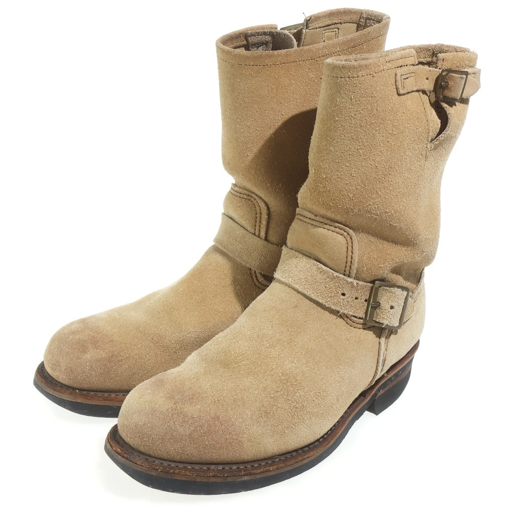 RED WING(レッド ウイング) 2015年製 エンジニアブーツ スエード ブラウン 8268