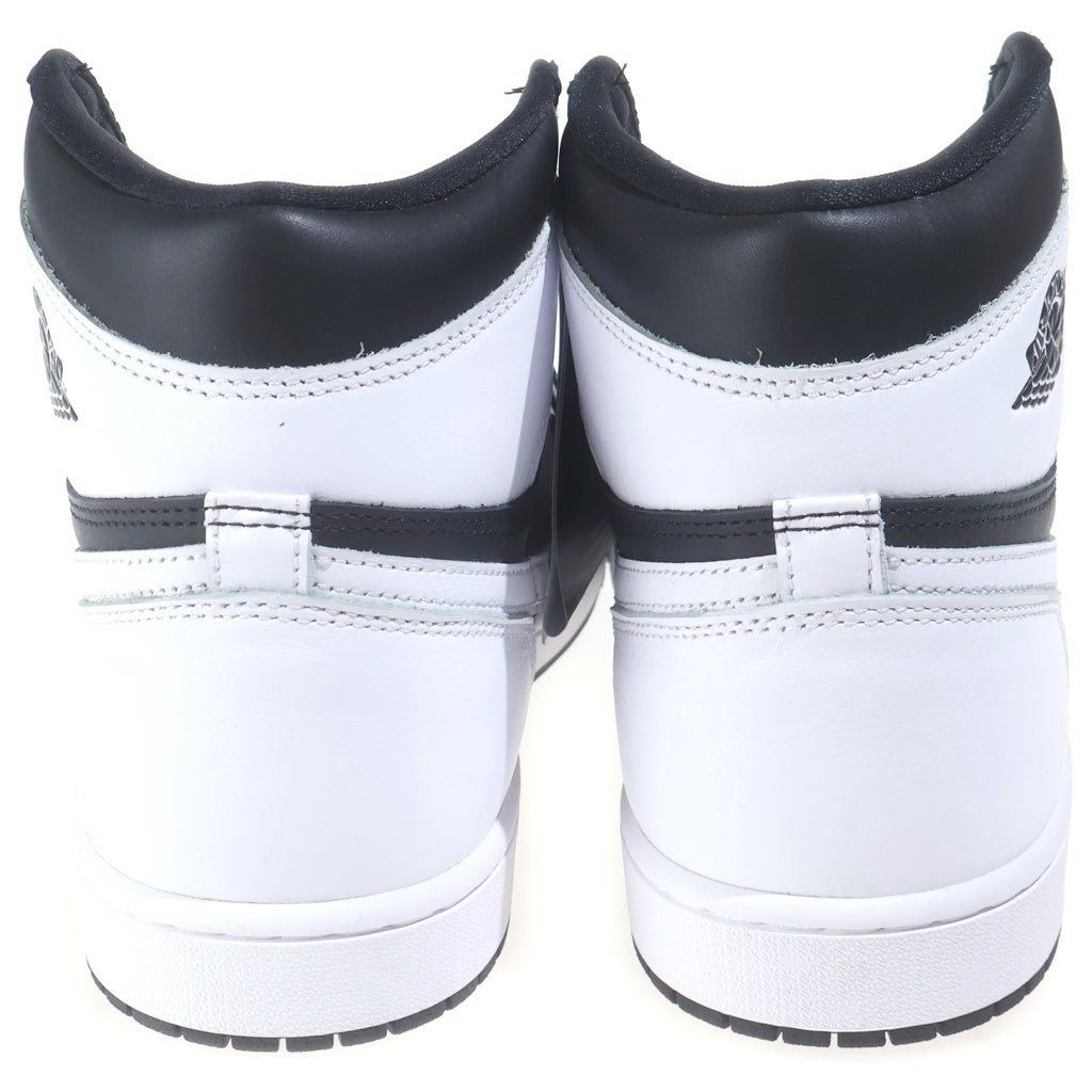 NIKE(ナイキ) AIR JORDAN1 RETRO HIGH OG BLACK WHITE エアジョーダン1 レトロ レザーハイカットスニーカー ブラック/ホワイト US12/30cm DZ5485-010