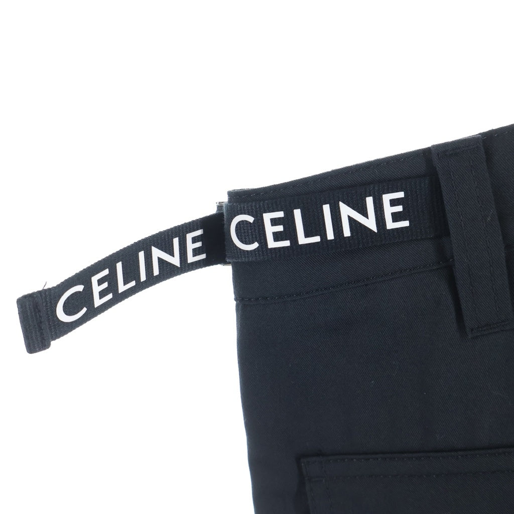 CELINE(セリーヌ) 24AW テクニカルカーゴパンツ ブラック RP011004N.38NO