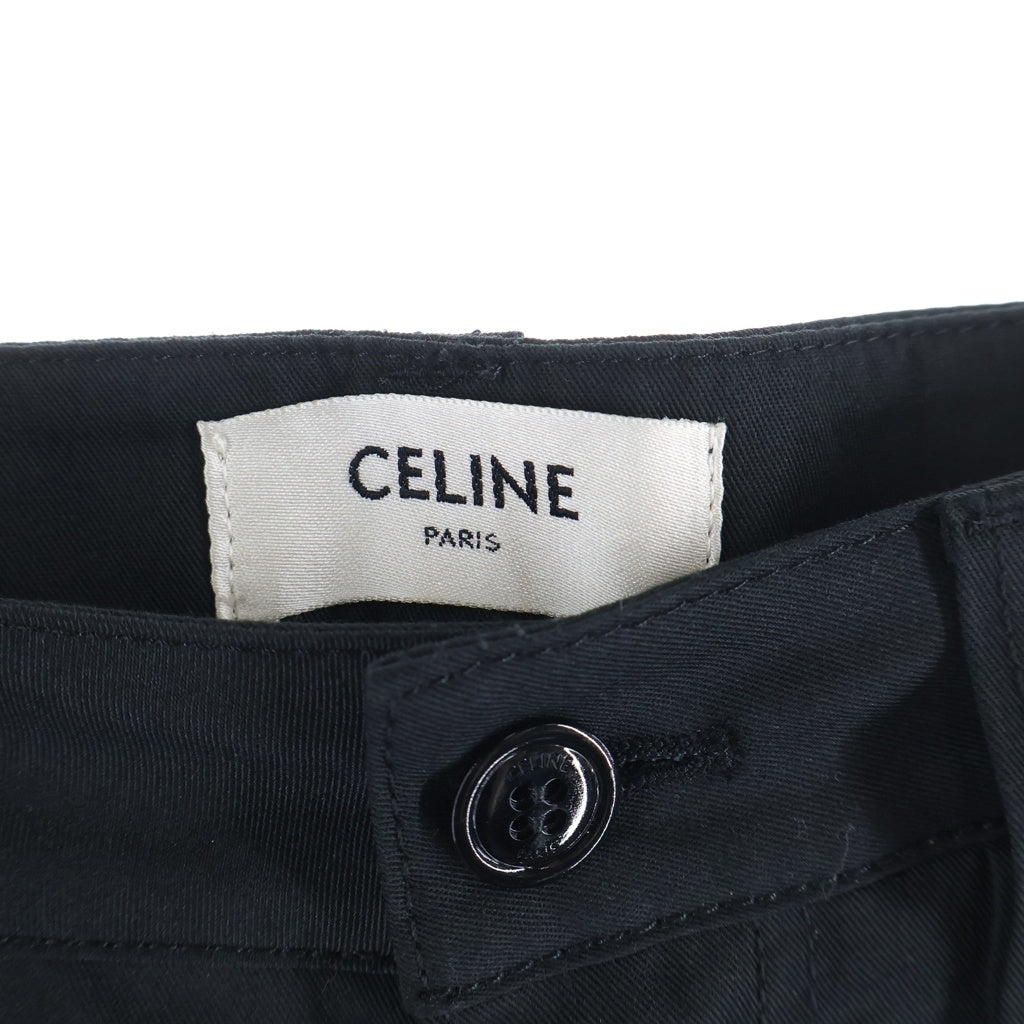 CELINE(セリーヌ) 24AW テクニカルカーゴパンツ ブラック RP011004N.38NO