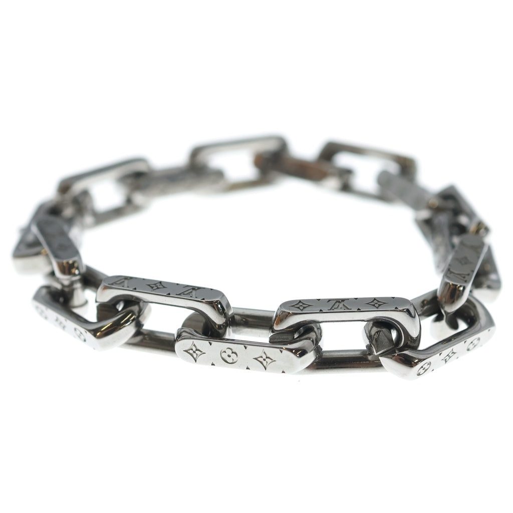 LOUIS VUITTON(ルイヴィトン) モノグラムチェーン ブレスレット シルバー M00308