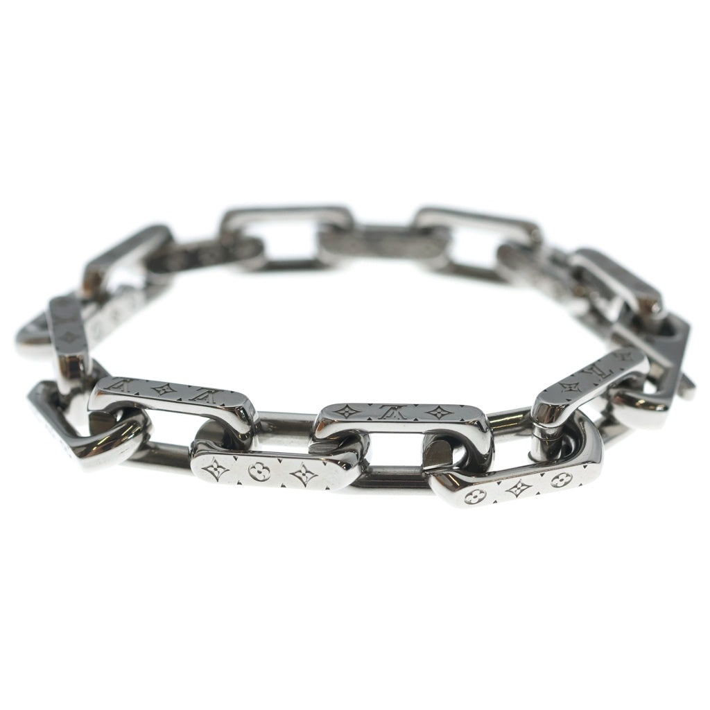 LOUIS VUITTON(ルイヴィトン) モノグラムチェーン ブレスレット シルバー M00308