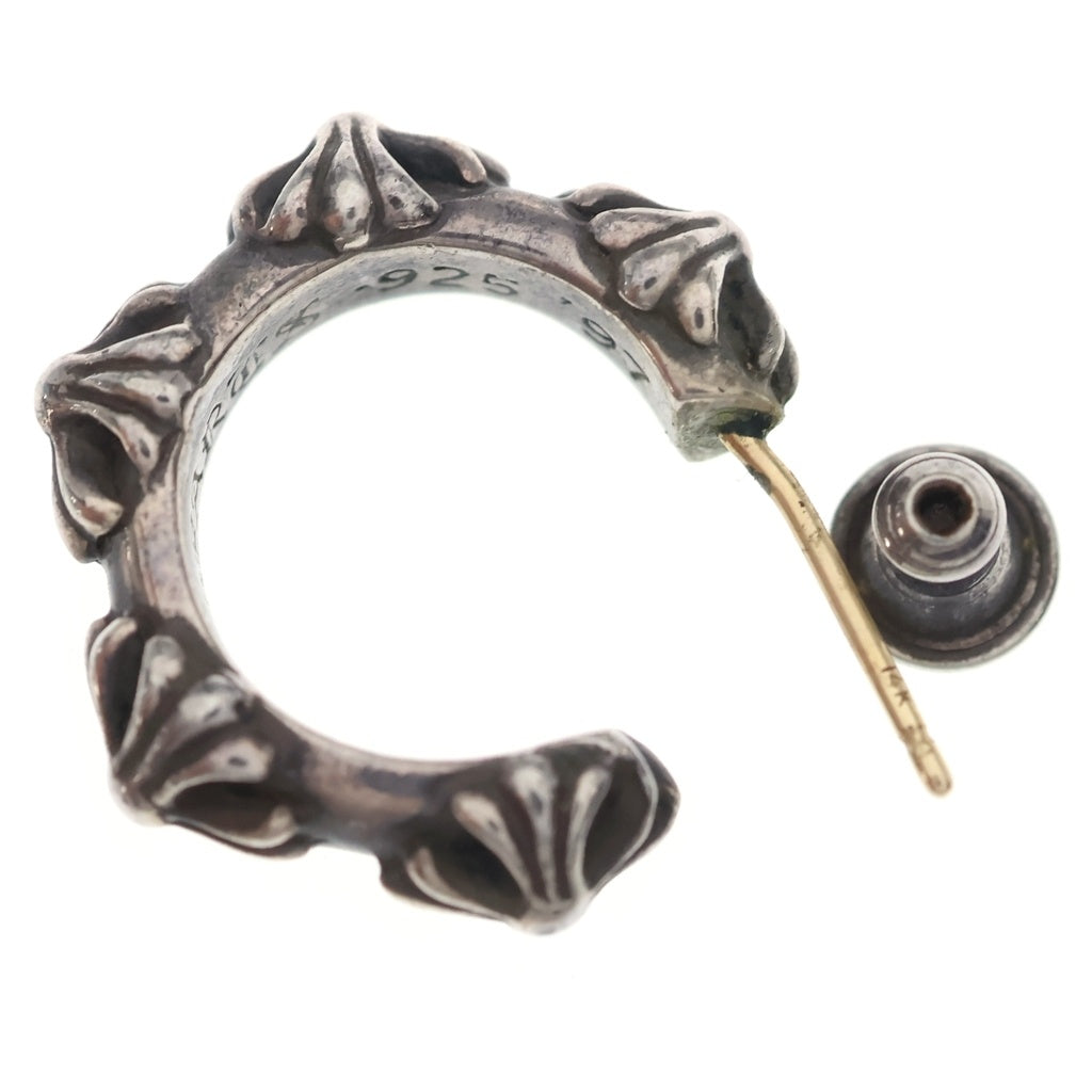 CHROME HEARTS(クロムハーツ) HOOP CROSS クロスバンド フープピアス シルバー BCA100