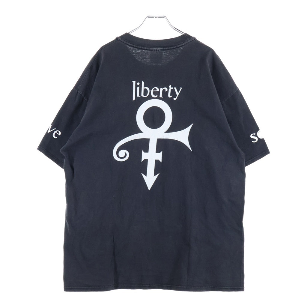 VINTAGE(ヴィンテージ) 90S PRINCE SYMBOL LOVE SEX LIBERTY 半袖Tシャツ カットソー ブラック