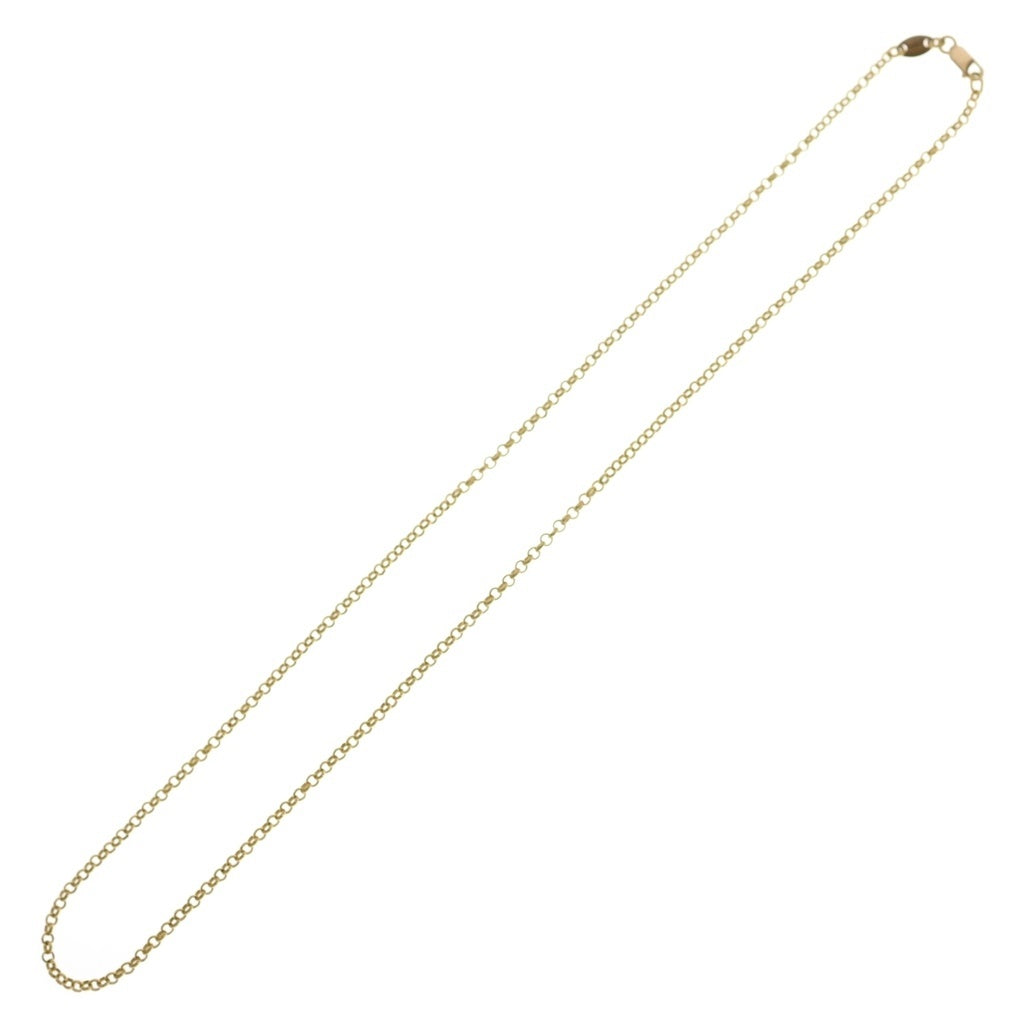 CHROME HEARTS(クロムハーツ) 22K NECKCHAIN R18 ロールチェーンネックレス 18inch ゴールド BCA010