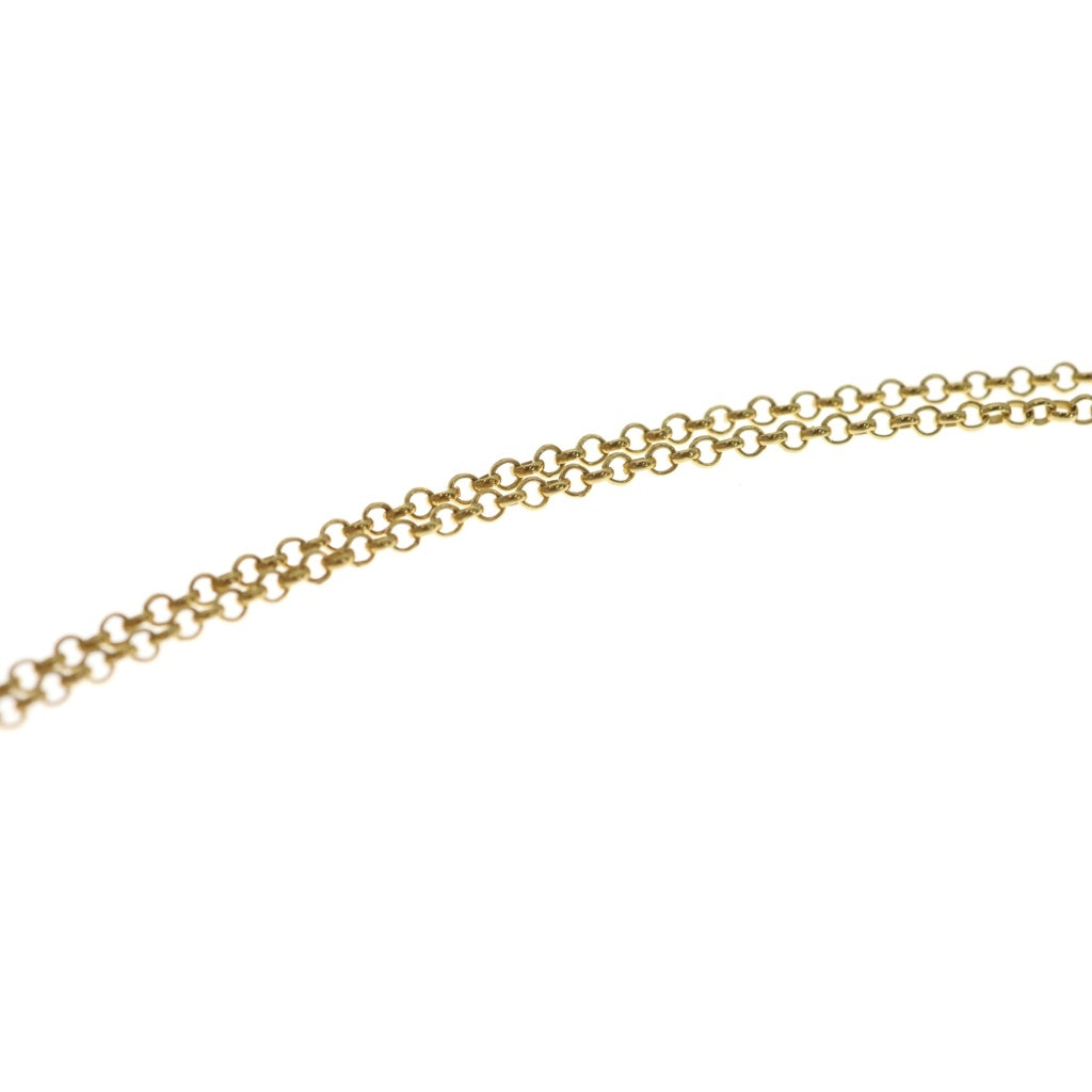 CHROME HEARTS(クロムハーツ) 22K NECKCHAIN R18 ロールチェーンネックレス 18inch ゴールド BCA010