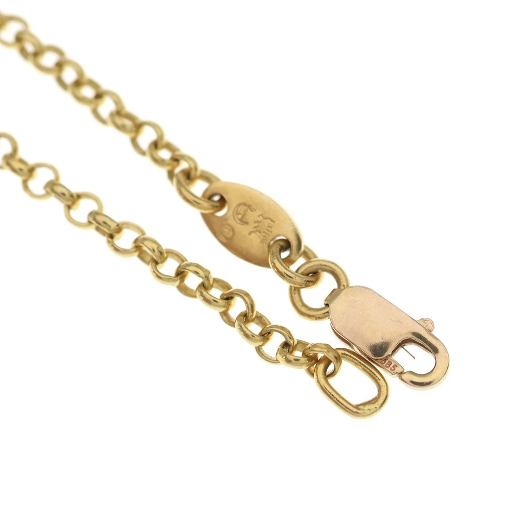 CHROME HEARTS(クロムハーツ) 22K NECKCHAIN R18 ロールチェーンネックレス 18inch ゴールド BCA010