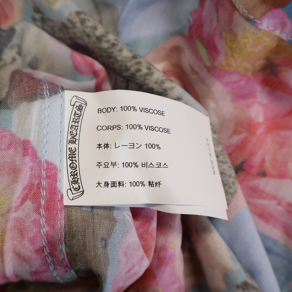 CHROME HEARTS(クロムハーツ) ALOHA SURF SHIRTS MULTI 総柄プリント 半袖アロハシャツ マルチカラー
