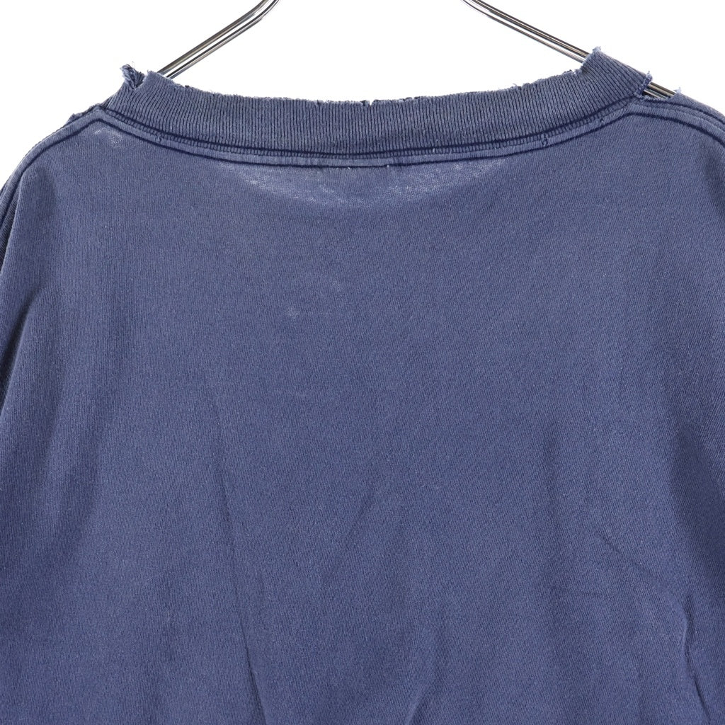 SAINT MICHAEL(セントマイケル) 25SS ×攻殻機動隊 GS_SS_TEE こうかくきどうたい フロントプリント クルーネック半袖カットソーTシャツ ネイビー SM-HR8-0000-C07