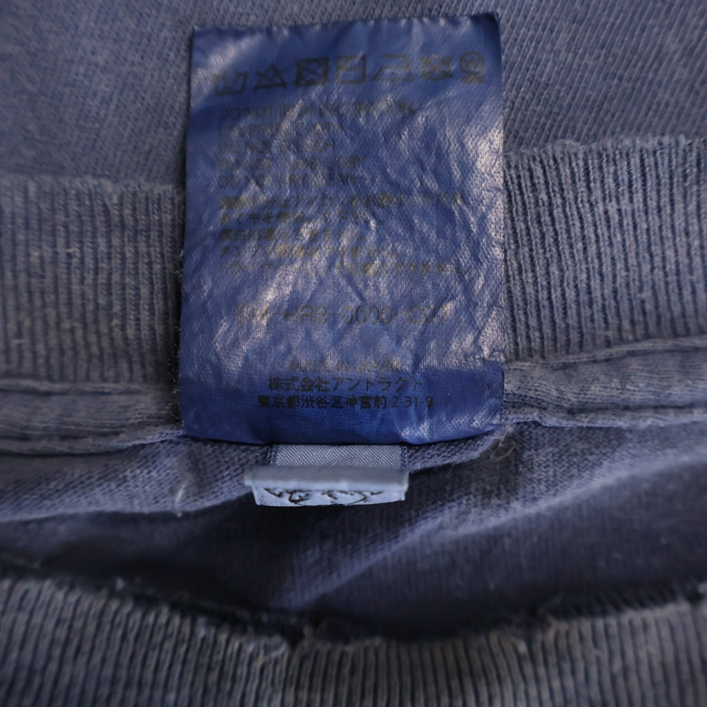 SAINT MICHAEL(セントマイケル) 25SS ×攻殻機動隊 GS_SS_TEE こうかくきどうたい フロントプリント クルーネック半袖カットソーTシャツ ネイビー SM-HR8-0000-C07