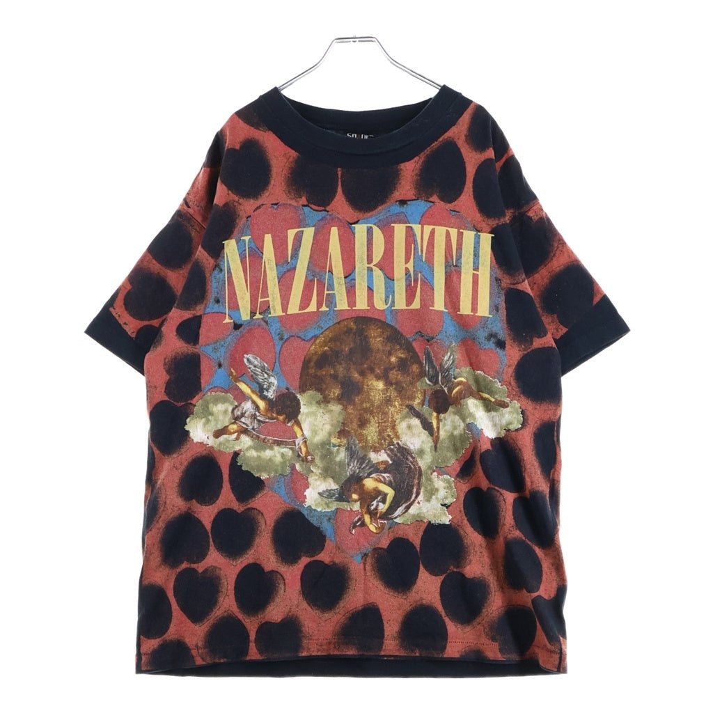 SAINT MICHAEL(セントマイケル) 21SS NAZARETH SS TEE ナザレスハートTシャツ ブラック SM-S21-0000-005