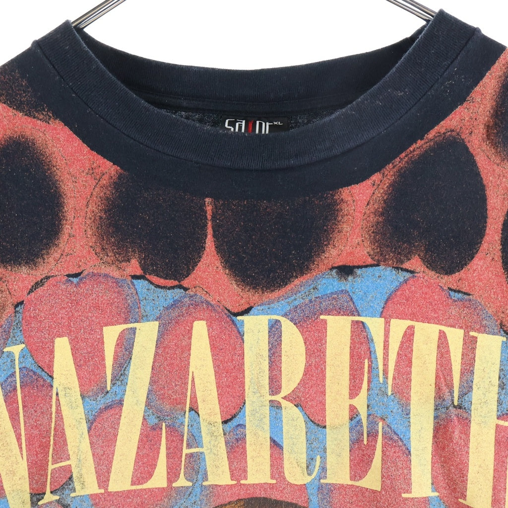 SAINT MICHAEL(セントマイケル) 21SS NAZARETH SS TEE ナザレスハートTシャツ ブラック SM-S21-0000-005