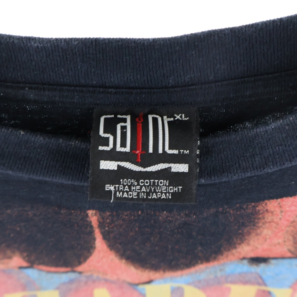 SAINT MICHAEL(セントマイケル) 21SS NAZARETH SS TEE ナザレスハートTシャツ ブラック SM-S21-0000-005