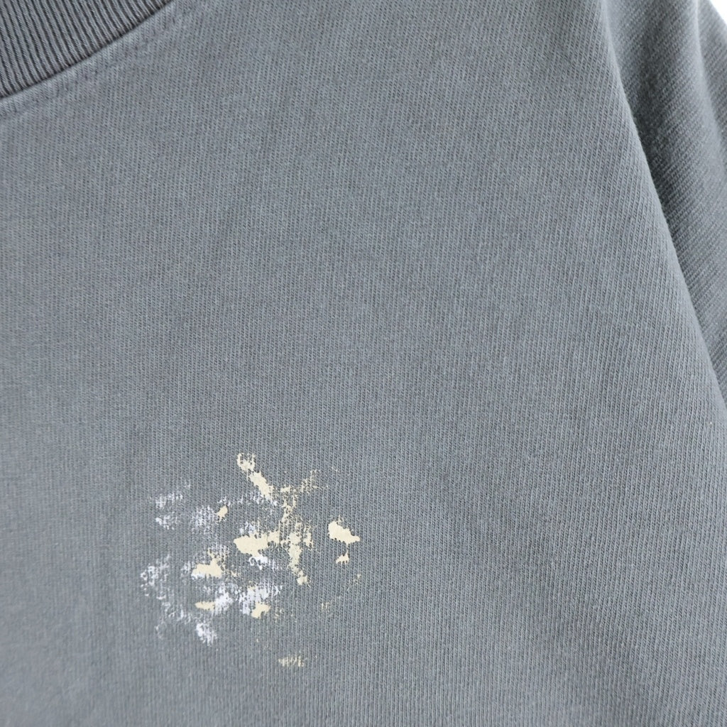 RRR123 RIVINGTON roi Rebis(リヴィントンロイレビス) 25SS LOVE STUFF TEE グラフィック半袖Tシャツ カットソー グレー