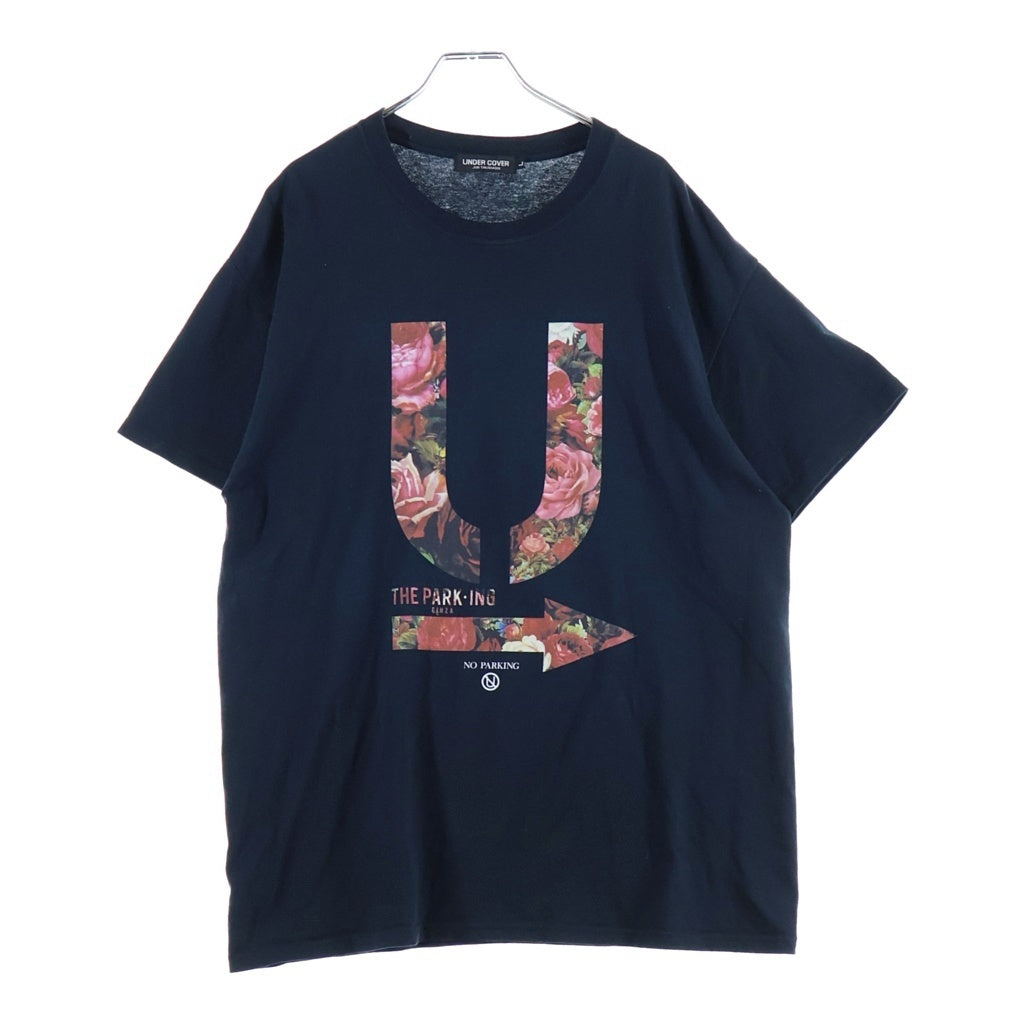 UNDERCOVER(アンダーカバー) THE PARKING GINZA S/S TEE フロントプリント クルーネック半袖カットソーTシャツ ネイビー