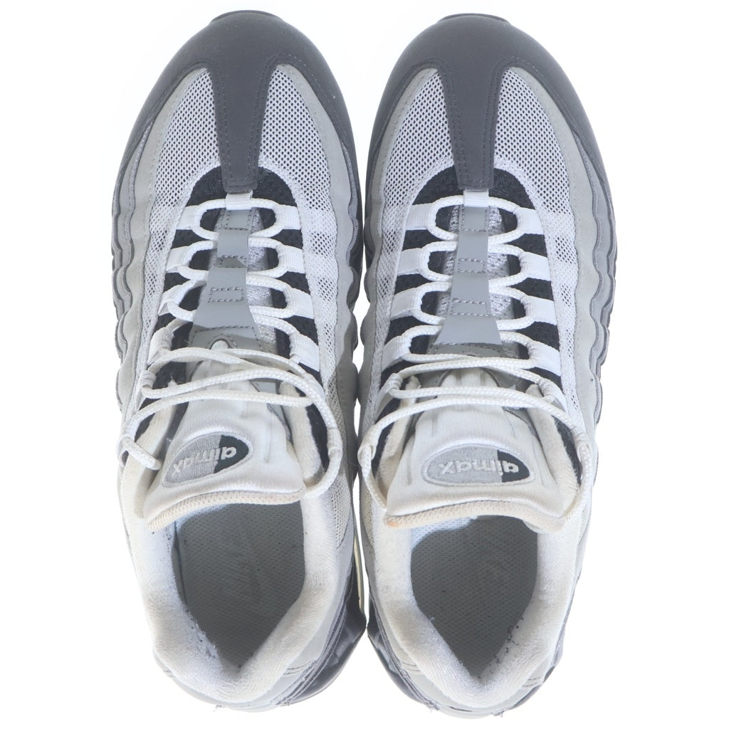 NIKE(ナイキ) AIR MAX 95 BIG BUBBLE エアーマックス95 ビックバブル スウェードローカットスニーカー ブラック/ホワイト/グレー US10.5/28.5cm HM4740-007