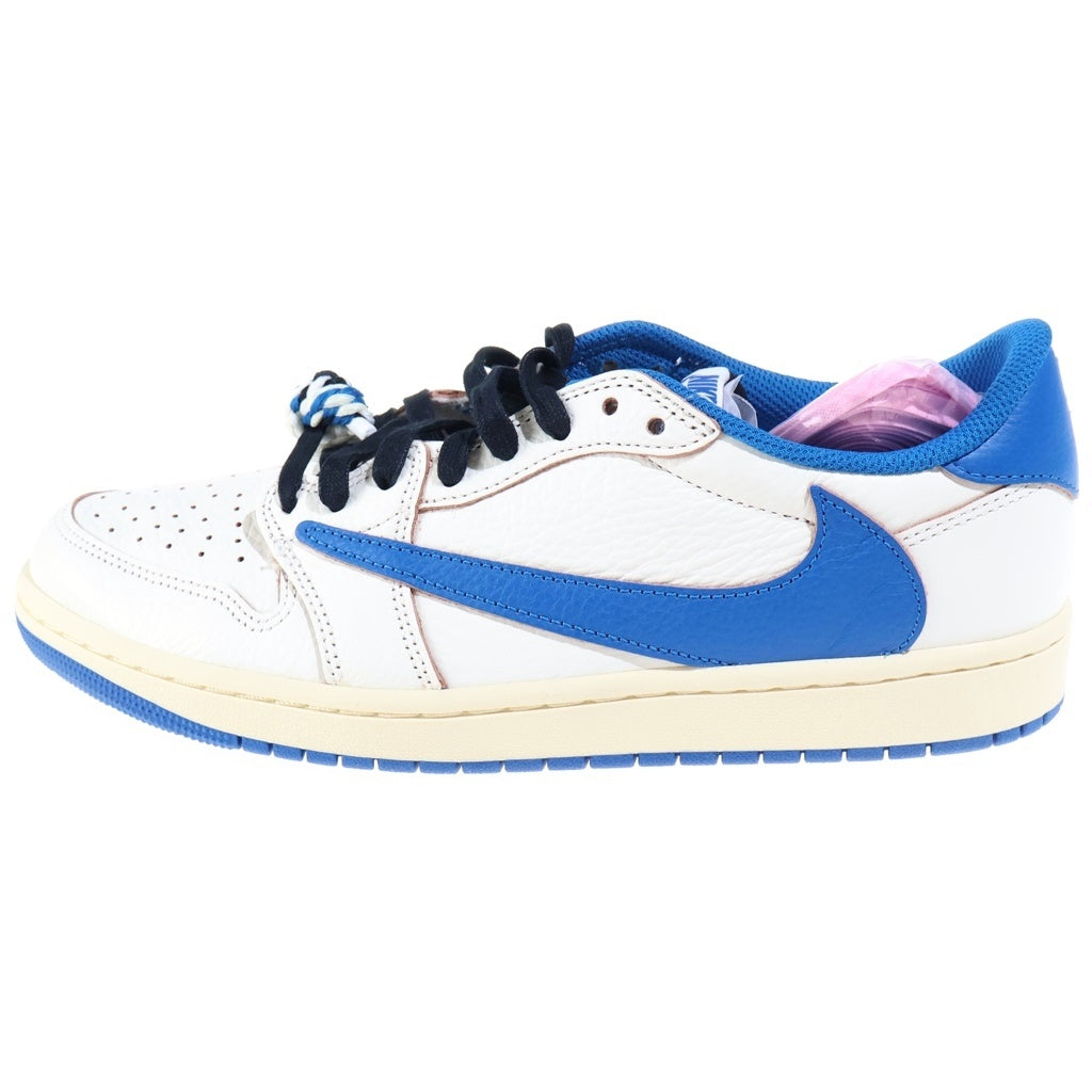 NIKE(ナイキ) ×TRAVISSCCOT FRAGMENTDESIGN AIR JORDAN1 LOW OG トラヴィススコット フラグメントデザイン エアジョーダン1 レザーローカットスニーカー US10/28cm DM7866-104